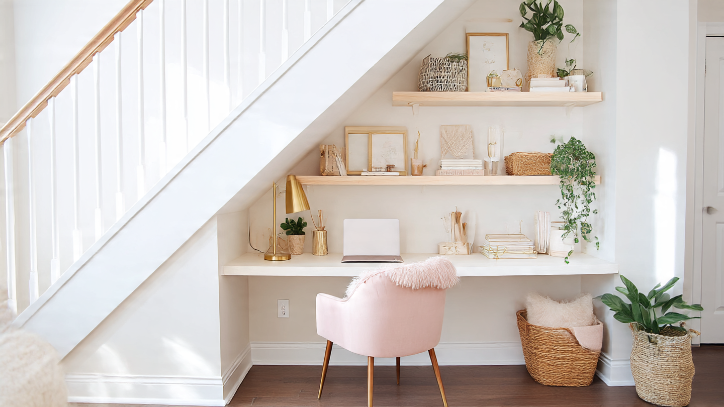 Smart Storage Solutions for a Home Office Under the Stairs