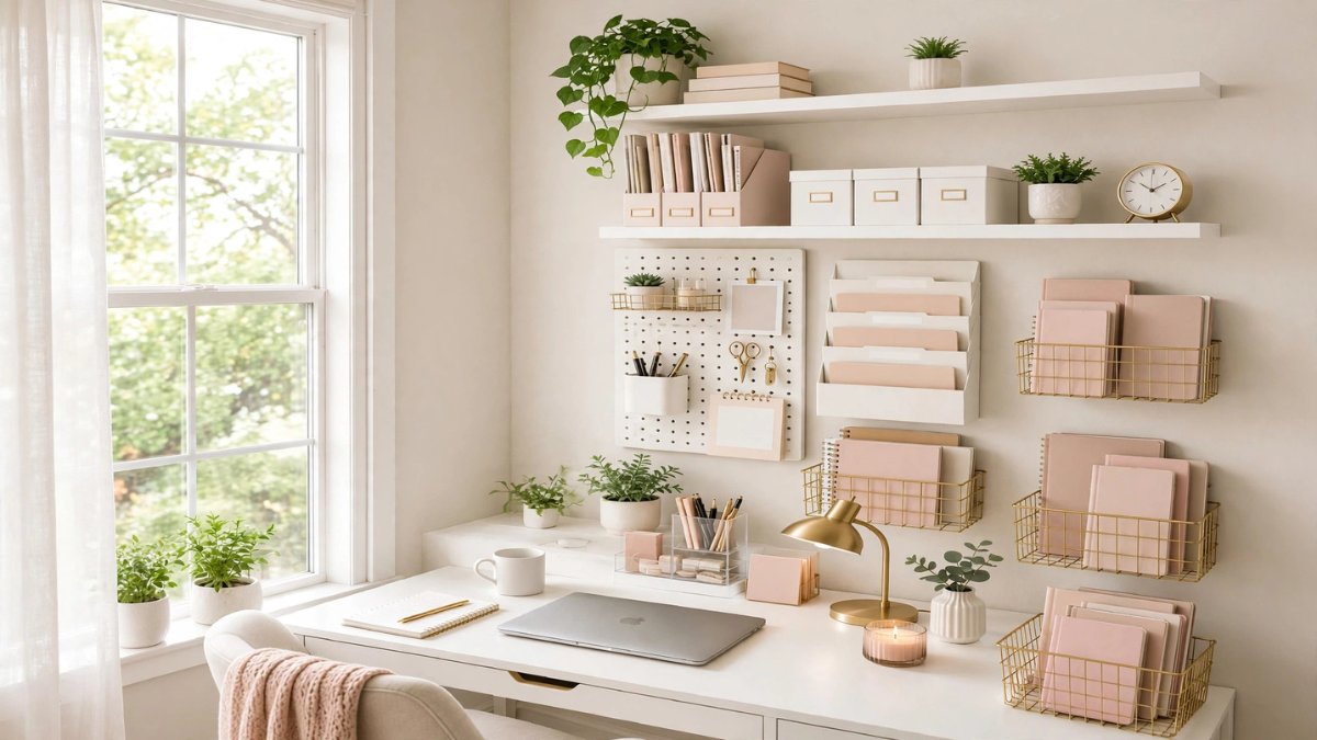 5 Vertical Storage Ideas for Small Home Offices